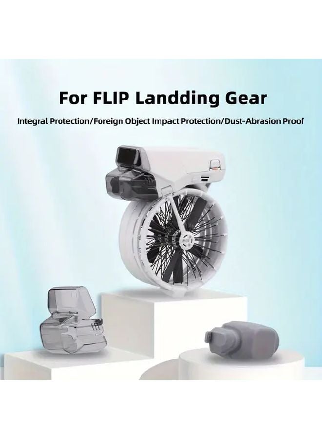 Grey Lens Cover Gimbal Cap For DJI Flip Drone Dustproof Scratch Resistant - Image 1